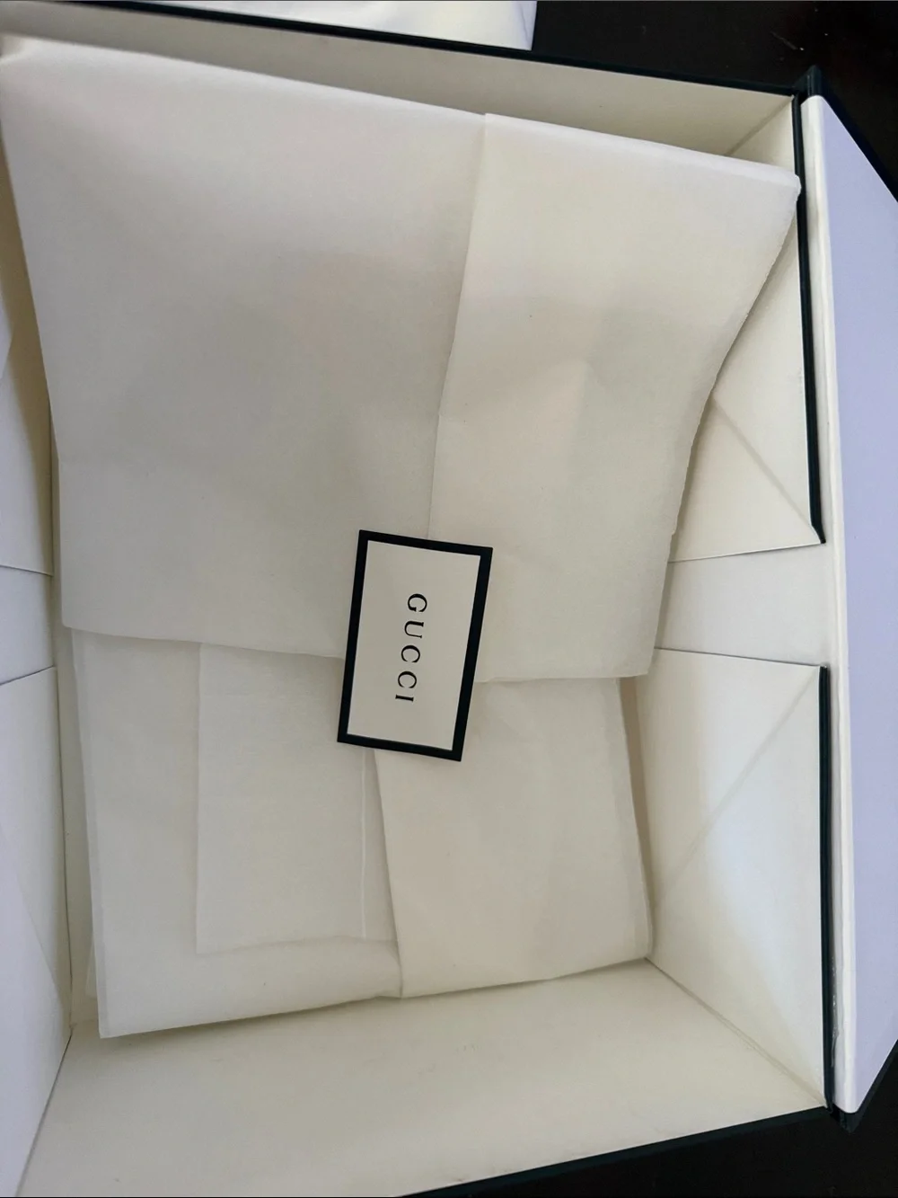 Gucci White and Black Branded Men’s Accessory Box